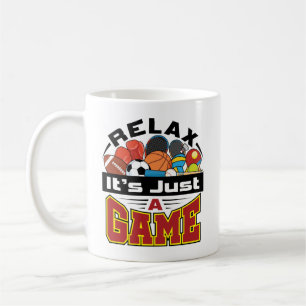 Mug Relax C'est juste un jeu PE Enseignant Gym Coach