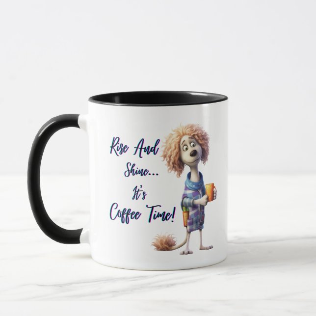 MUG RELEVEZ-VOUS ET REMONTEZ... C'EST L'HEURE DU CAFÉ (Gauche)