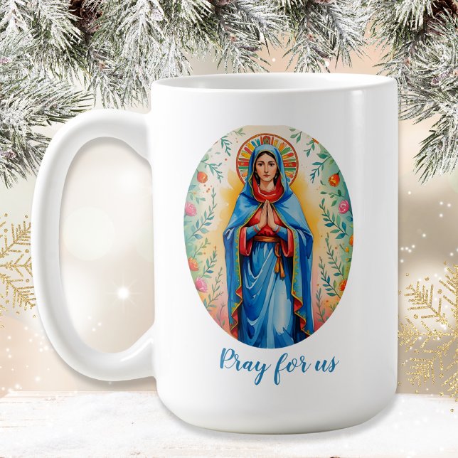 Mug Religieux Catholique Marie (Créateur téléchargé)