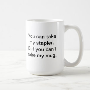 Mug Remarques d'agrafeuse