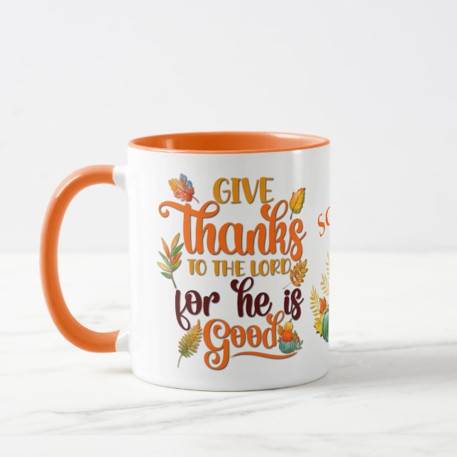 Mug "Remercie le Seigneur de son bien" (Gauche)