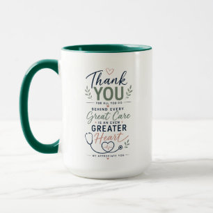 Mug Remerciement d'appréciation pour les soins de sant