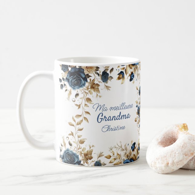 Mug Remerciement fleurs  (Avec donut)