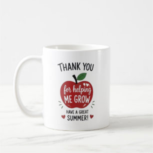 Mug Remerciement personnalisé au professeur qui m'aide