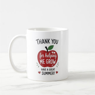 Mug Remerciement personnalisé au professeur qui m'aide