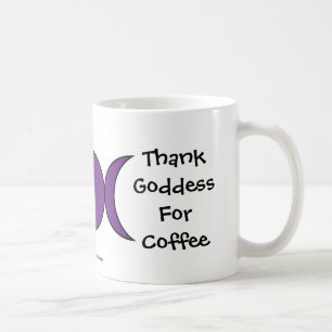 Mug Remerciez la déesse du café - une tasse/tasse