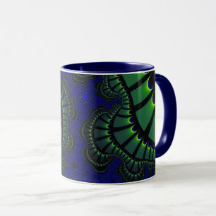 Mug Remix vert et bleu