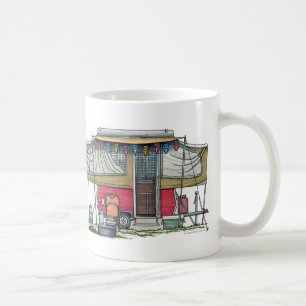 Mug Remorque automatique vintage mignonne de voyage de