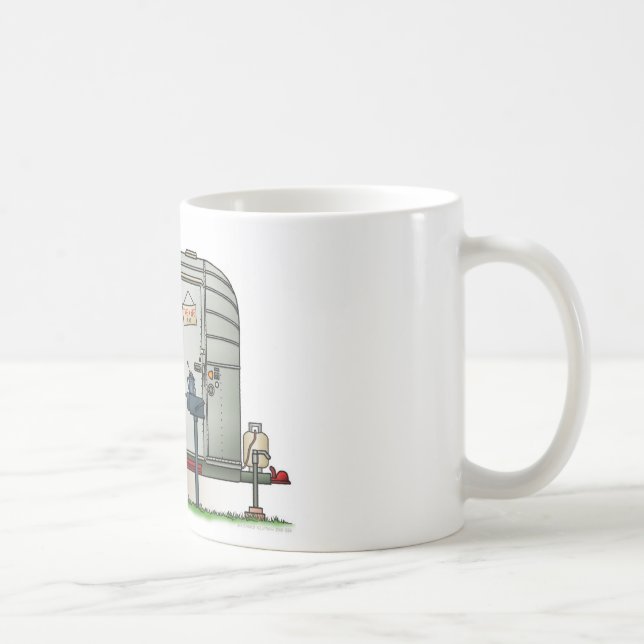 Mug Remorque de campeur d'Avion (Droite)