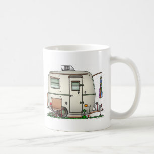 Mug Remorque en verre vintage mignonne de voyage de