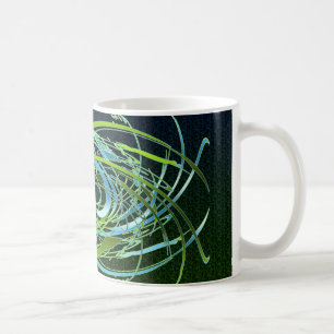 Mug Remous verts de bleu de n