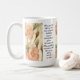 Mug Remplir Ma Coupe, Seigneur, je la soulève, Sei