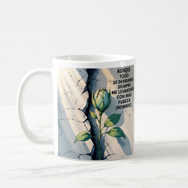 Mug Renacer Emocional – Regalo Personalizado (NOMBRE) (Gauche)