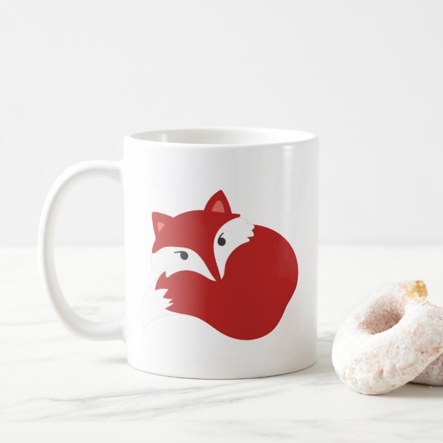 Mug Renard cendré (Avec donut)