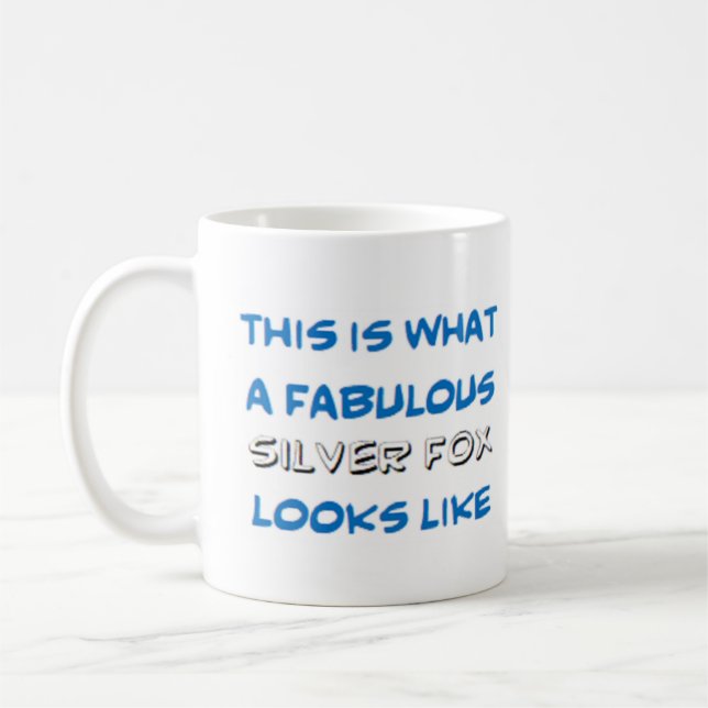 Mug renard d'argent fabuleux (Gauche)