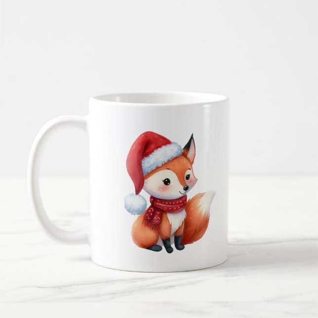 Mug Renard de Noël (Gauche)