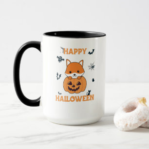 Mug Renard En Citrouille Foxes Doux Joyeux Halloween