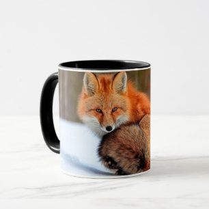 Mug Renard Rouge En Neige   Yukon