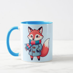 Mug Renard roux hivernale enfantin