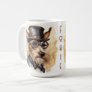 Mug Renard Terrier Chien Steampunk