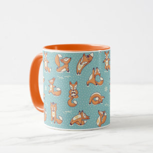Mug Renards de yoga