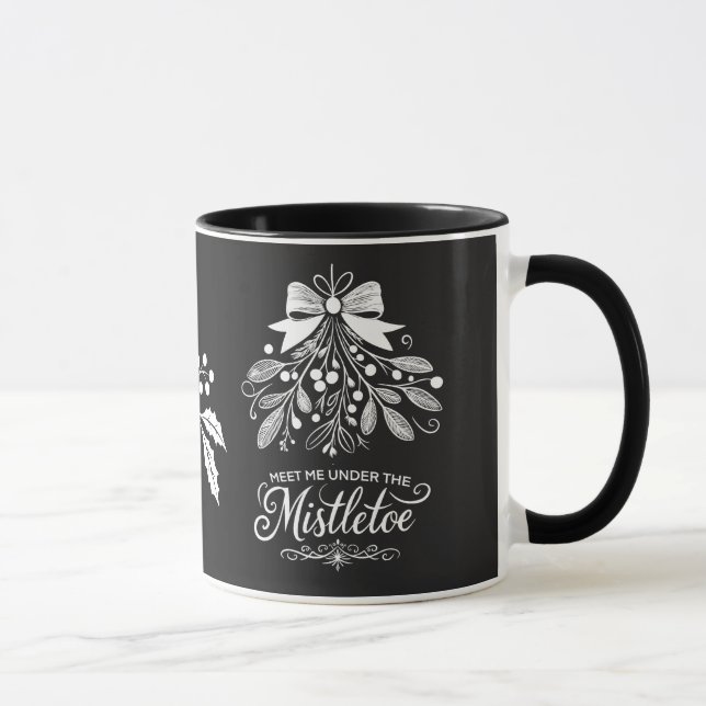 Mug Rencontrez-moi sous le Mistletoe Christmas (Droite)