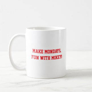 Mug Rendez les lundis amusants, avec Mikey !