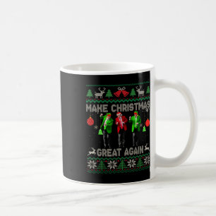 Mug Rendre la fête à la grandeur Père Noël Trump Dance
