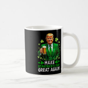 Mug Rendre la Saint Patrick grande à nouveau Usa Flag