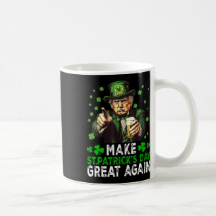 Mug Rendre la Saint Patrick grande à nouveau Usa Flag