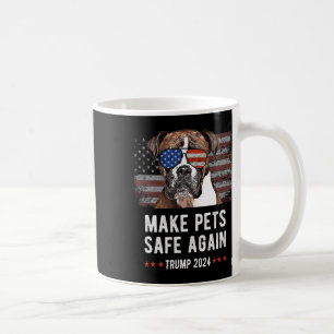 Mug Rendre les animaux en sécurité Boxer Dog Trump 202