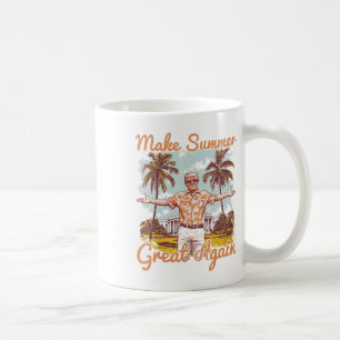 Mug Rendre l'été magnifique à nouveau vacances plage a