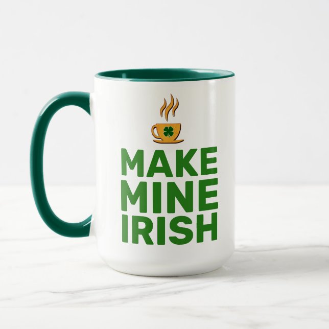 Mug Rendre mon cool irlandais drôle (Gauche)