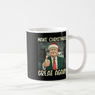 Mug Rendre Noël super à nouveau drôle Père Noël Trump 