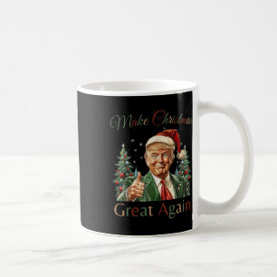 Mug Rendre Noël super à nouveau drôle Père Noël Trump 