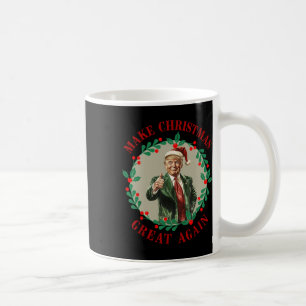 Mug Rendre Noël super à nouveau drôle Père Noël Trump