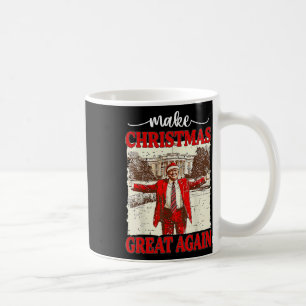 Mug Rendre Noël super à nouveau drôle Père Noël Trump