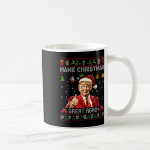 Mug Rendre Noël super à nouveau drôle Père Noël Trump