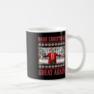 Mug Rendre Noël super Père Noël amusant Trump Noël