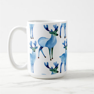Mug Renne Bleu de Noël