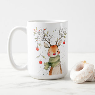 Mug Renne Mignon Noël Personnalisé