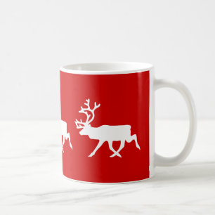 Mug Rennes blanches / Silhouette caribou