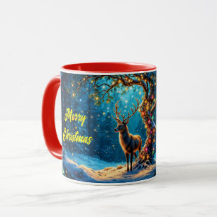 Mug Rennes de Noël Pôle Nord Art imaginaire