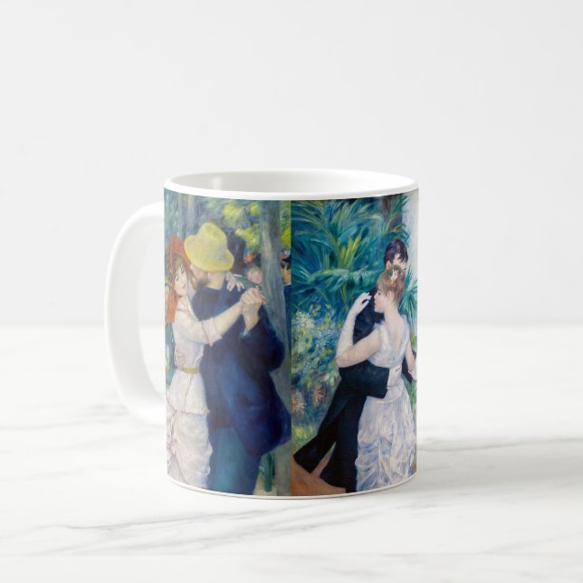 Mug Renoir - Dance serie : Bougival, Ville & Pays (Devant gauche)