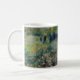 Mug Renoir - Femme avec un parasol dans un jardin