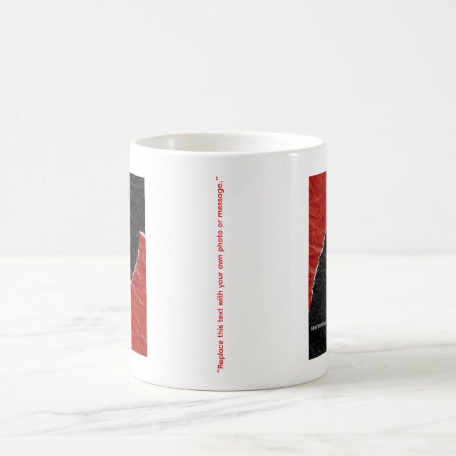 Mug Replace this text with your own photo or message (Centre)