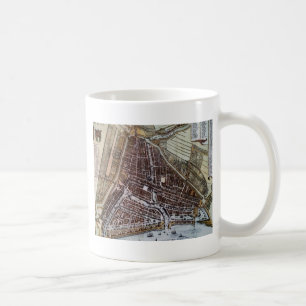 Mug Réplique carte de la ville de Rotterdam 1652