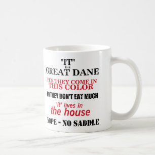 Mug Réponse à la marche des grands Danois