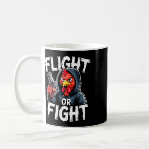 Mug Réponse drôle de combat ou de vol de poulet voyou