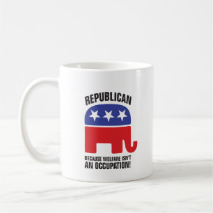 Mug Républicain - puisque l'aide sociale n'est pas un
